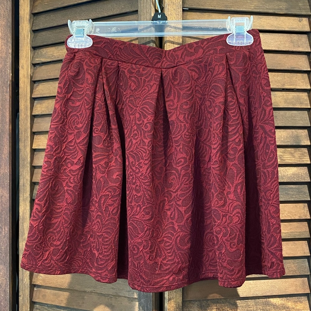 Joe Benbasset Burgundy Skirt